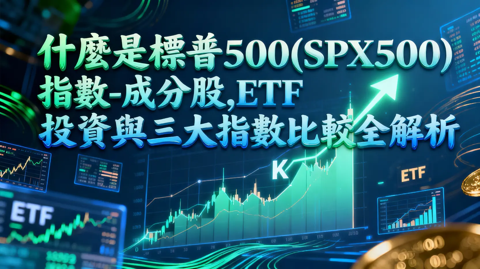 什麼是標普500(SPX500)指數-成分股,ETF投資與三大指數比較全解析