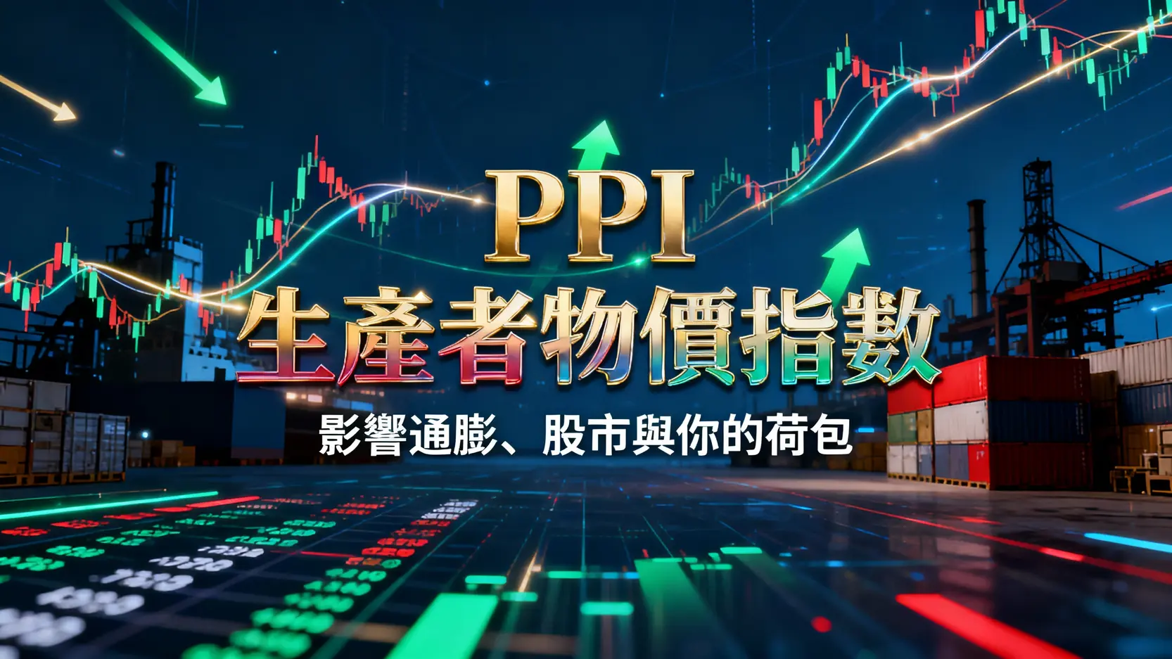 PPI指數是什麼？一篇看懂生產者物價指數如何影響通膨、股市與你的荷包