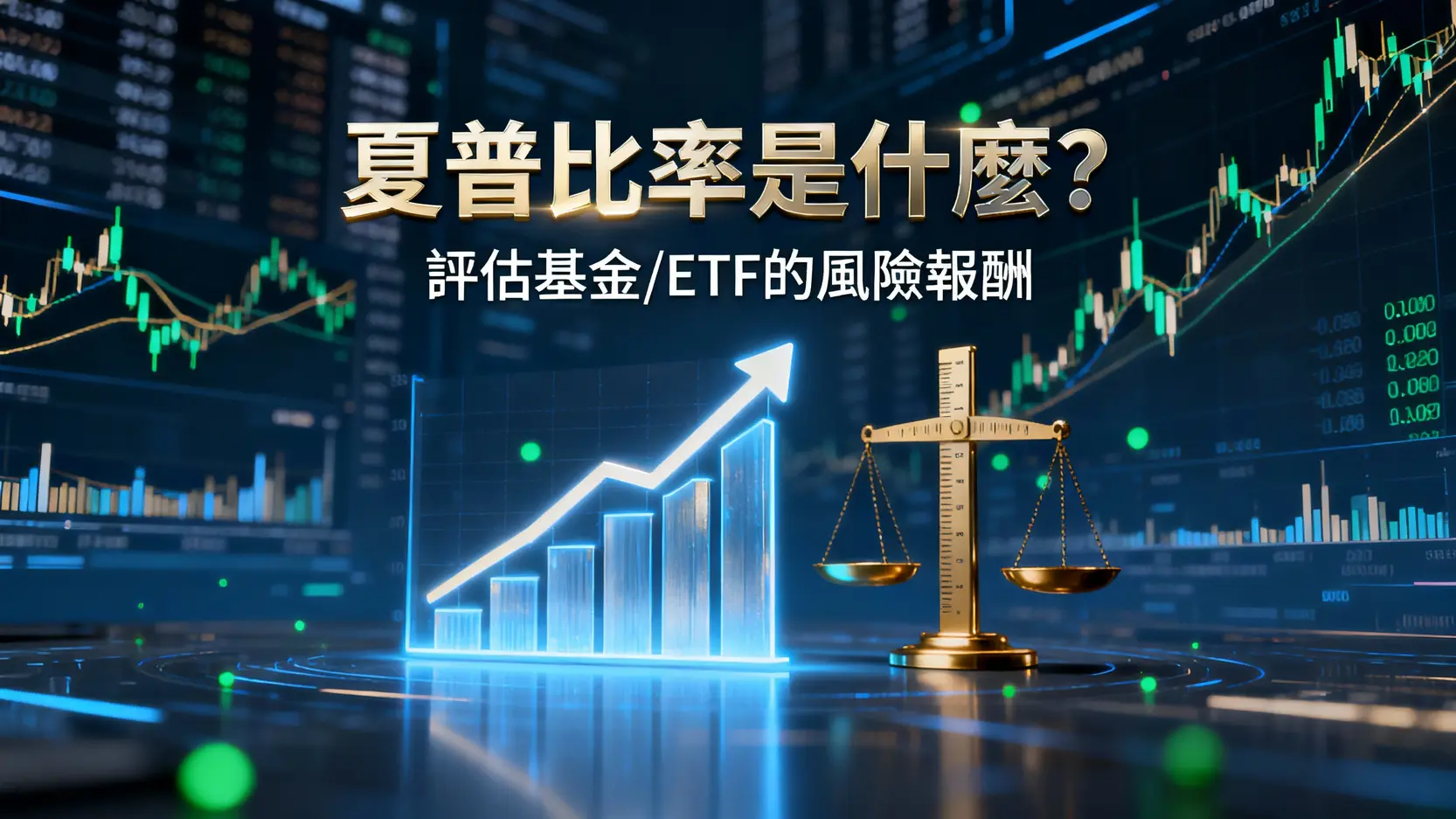 夏普比率是什麼?一篇看懂如何計算、查詢與評估基金/ETF的風險報酬(2025年版)
