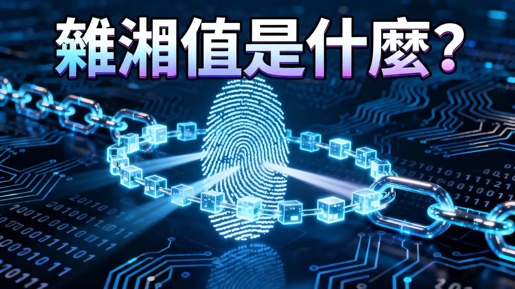 雜湊值是什麼？一篇搞懂SHA-256、區塊鏈與數位指紋的終極指南