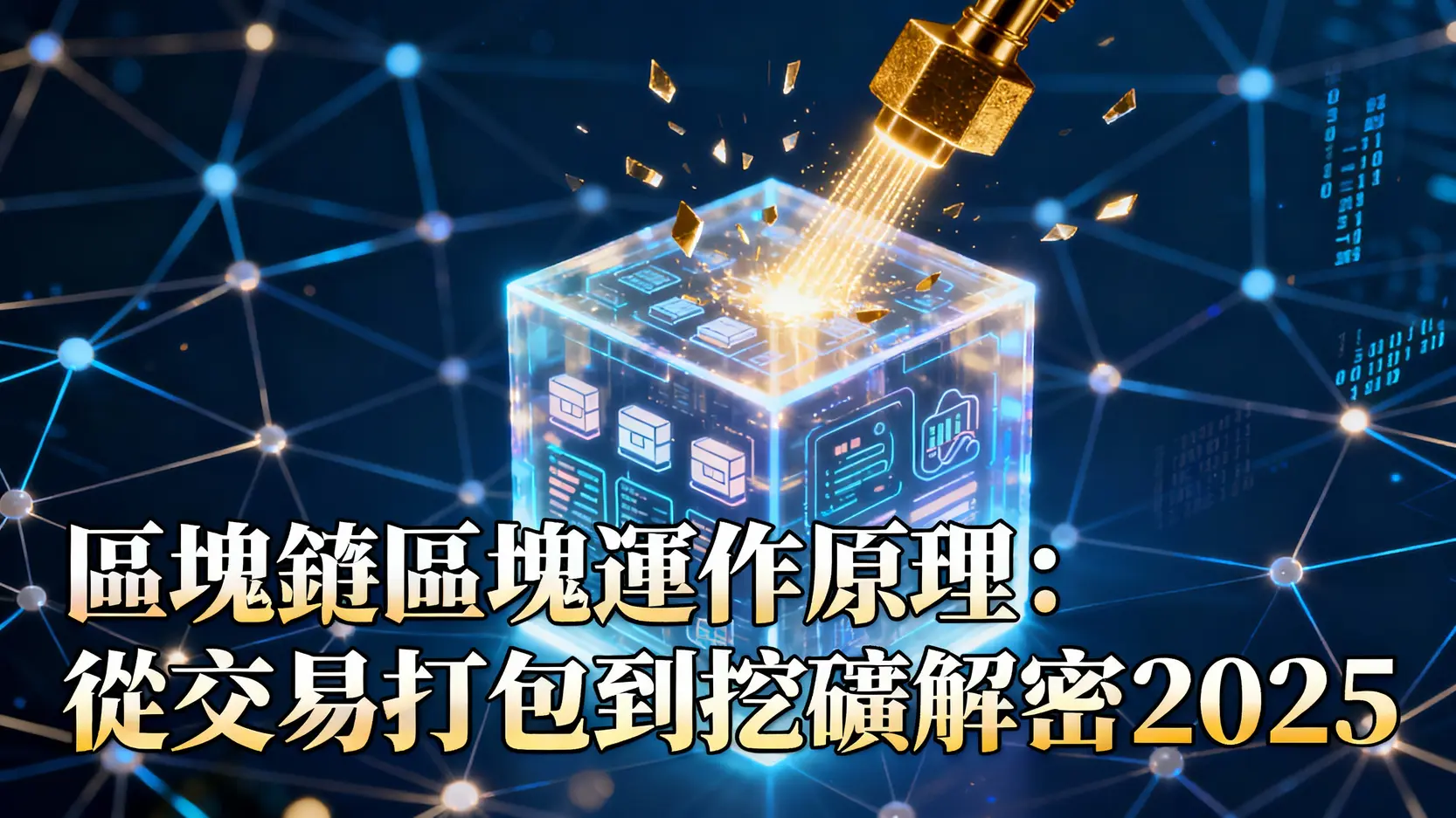 區塊鏈使用區塊的運作原理-從交易打包到挖礦解密2025