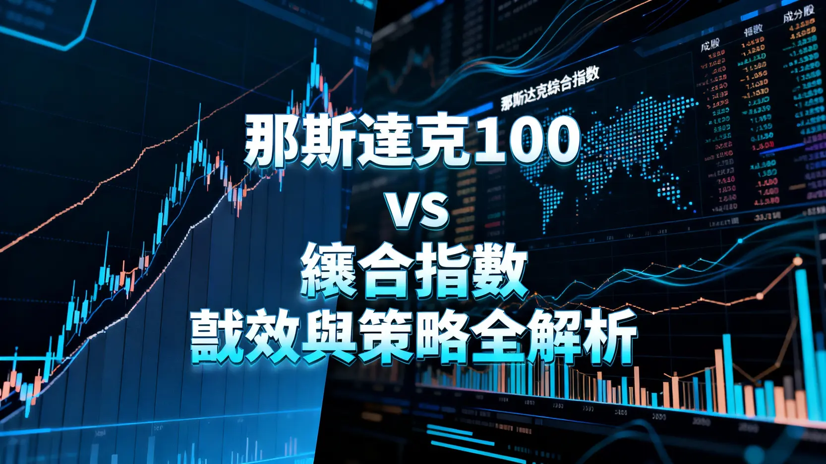 那斯達克100和那斯達克綜合指數有什麼區別？一篇看懂成分股、績效與投資策略