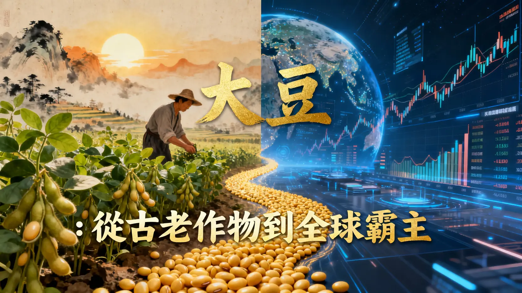 大豆（Soybean）的歷史起源是哪裡？從古老作物到全球商品霸主的完整解析