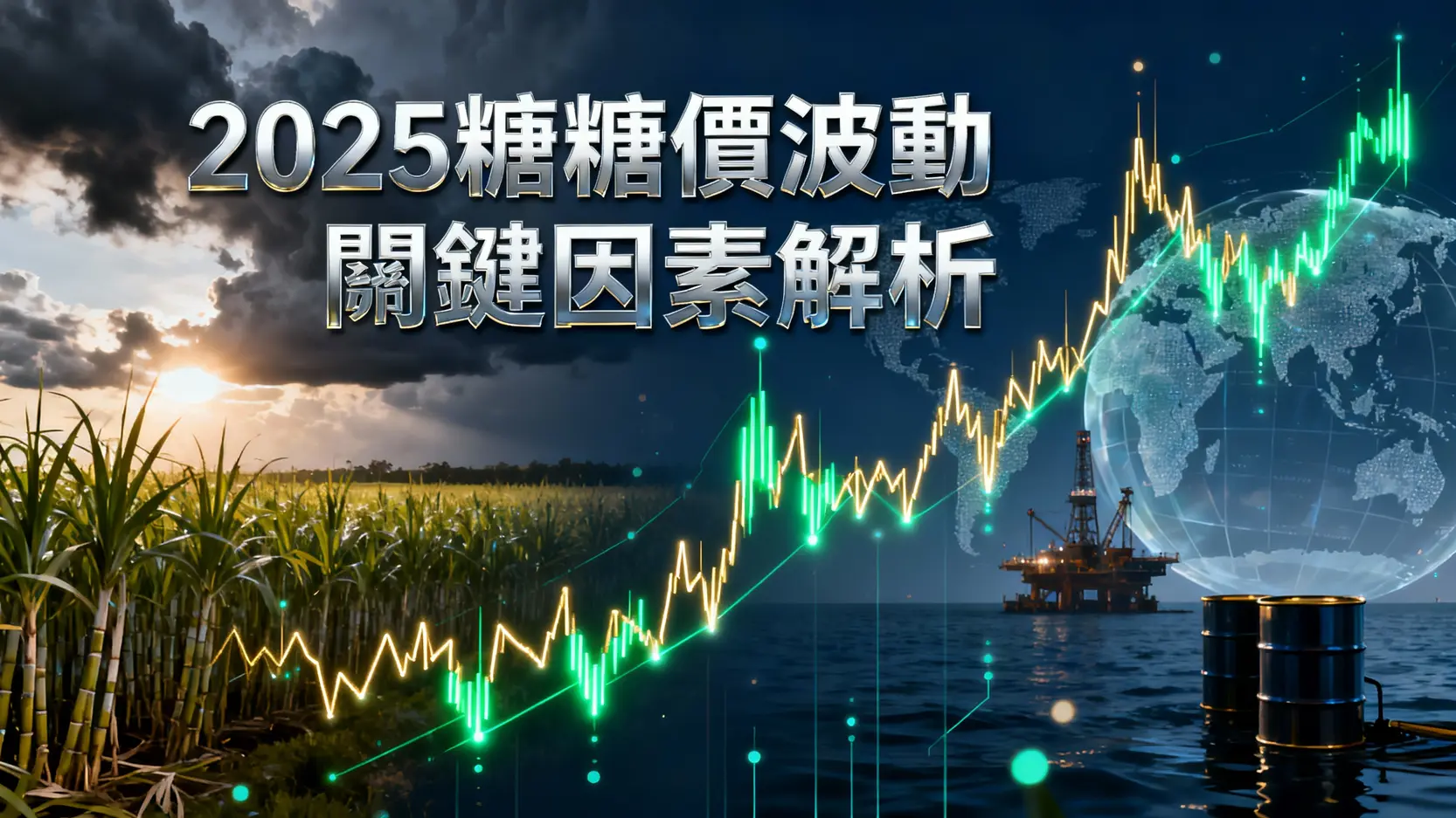 國際糖價為什麼會漲跌？從供需、氣候到原油，全面解析2025年糖價波動的8大關鍵因素
