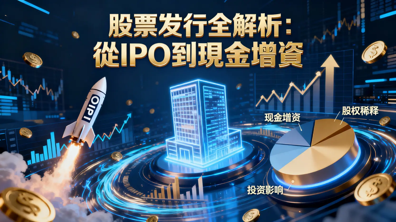 股票發行是什麼？從IPO到現金增資,一篇搞懂公司籌資、股權稀釋與投資影響