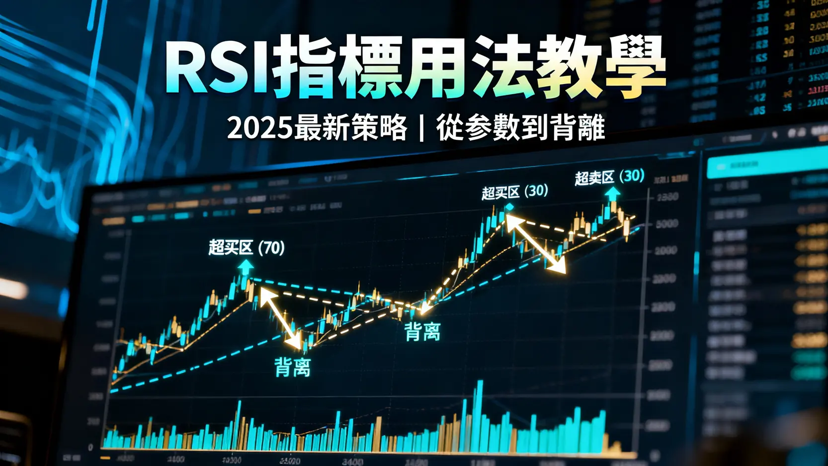 RSI指標是什麼？2025年最詳盡RSI用法教學從參數設定到背離判斷