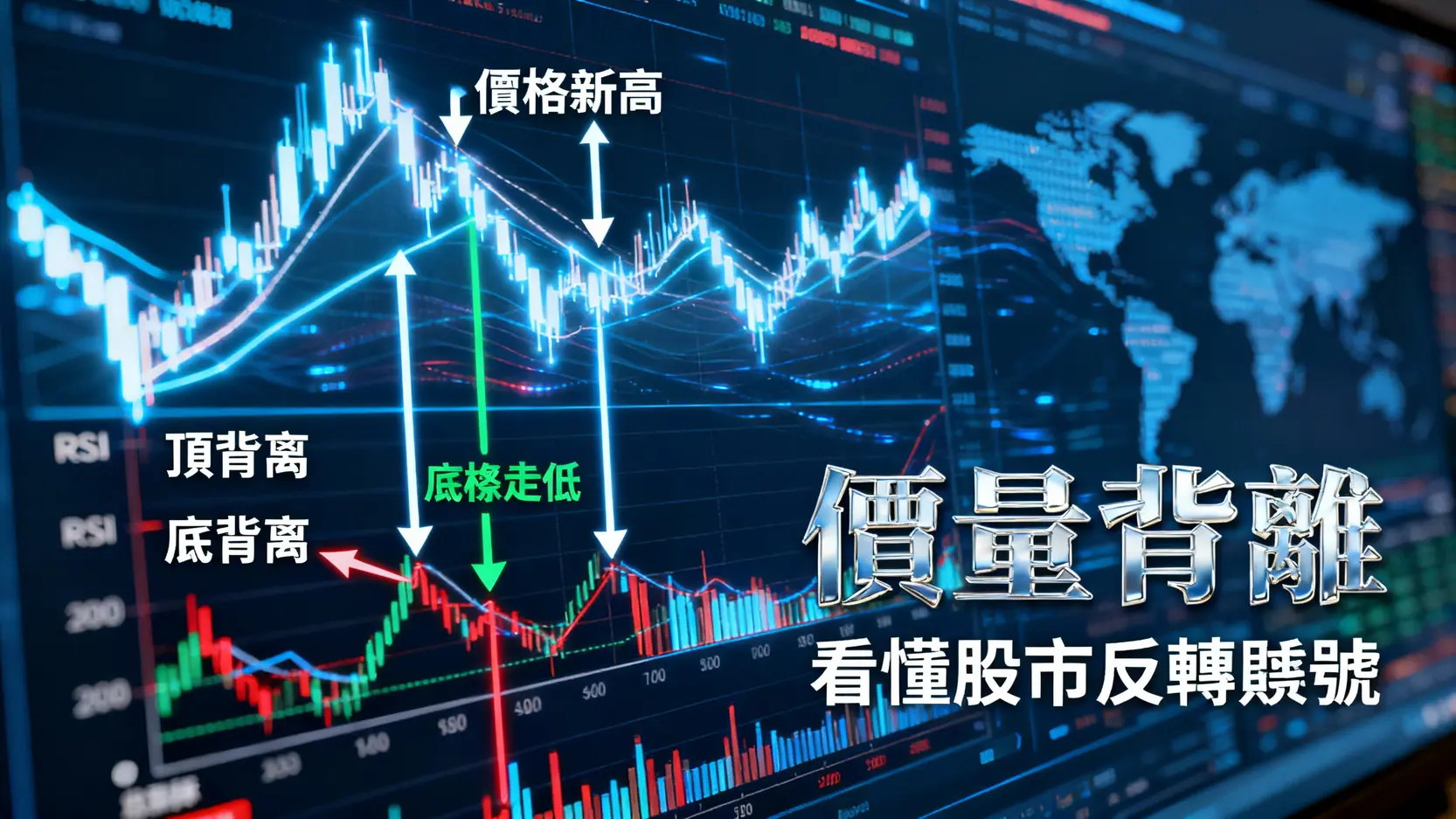 價量背離是什麼？從頂背離與底背離看懂股市反轉訊號-2025投資必學