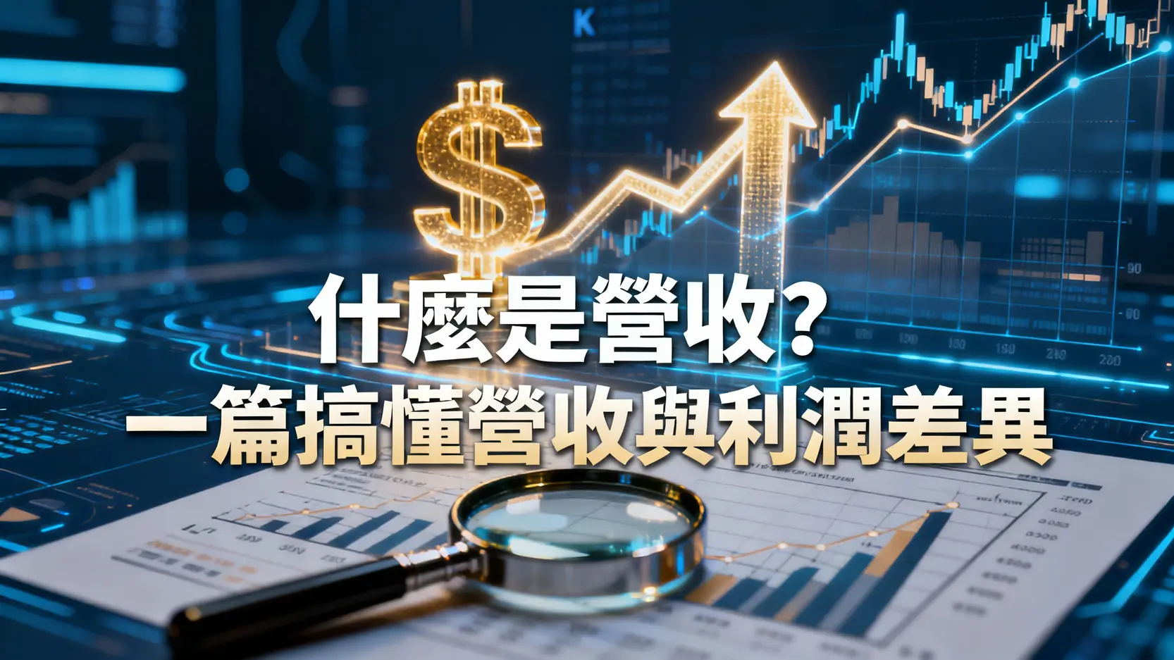 什麼是營收？一篇搞懂營收與利潤差異、計算公式與財報分析關鍵指標