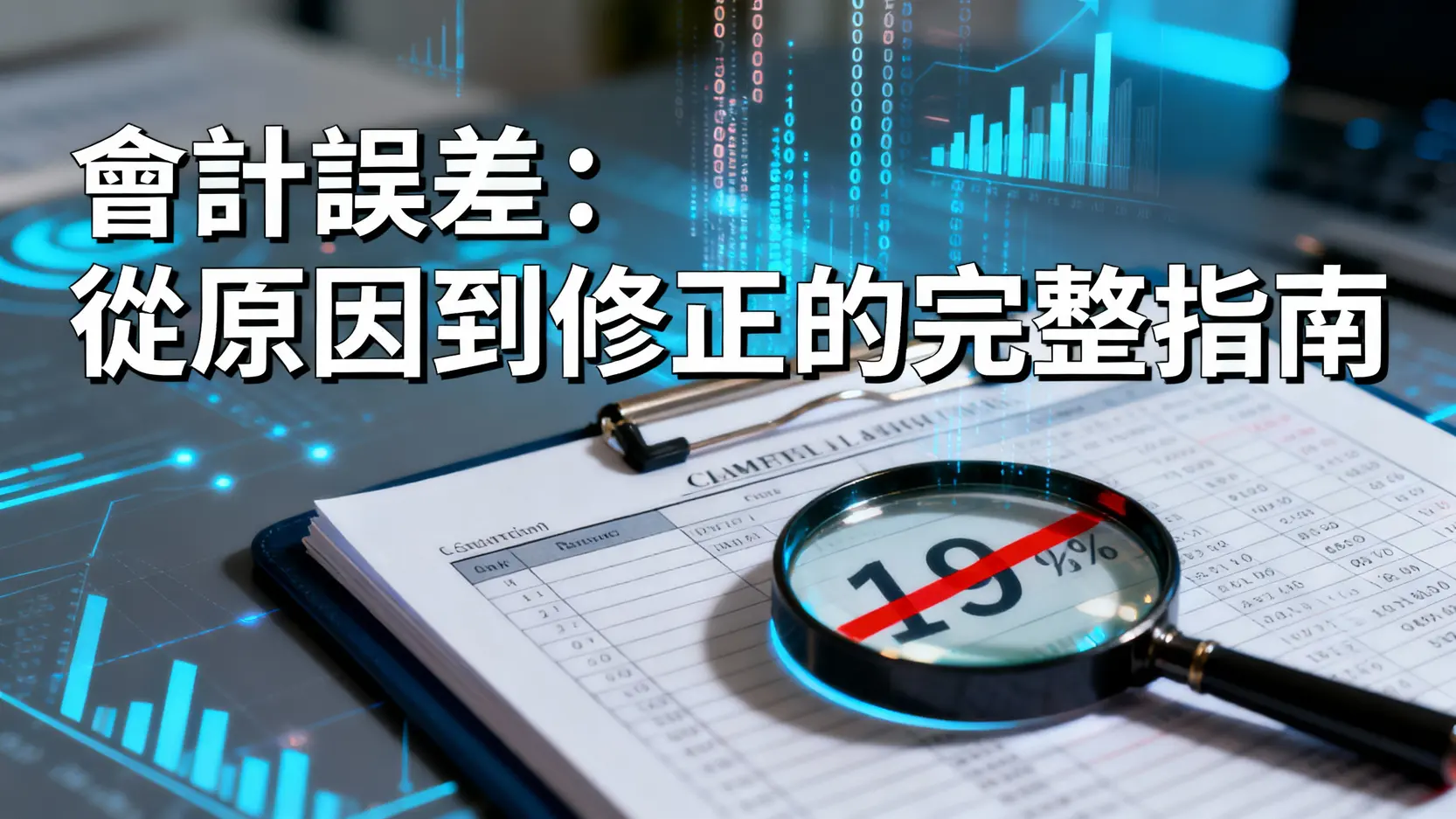 會計誤差是什麼？從原因、識別到修正的完整指南
