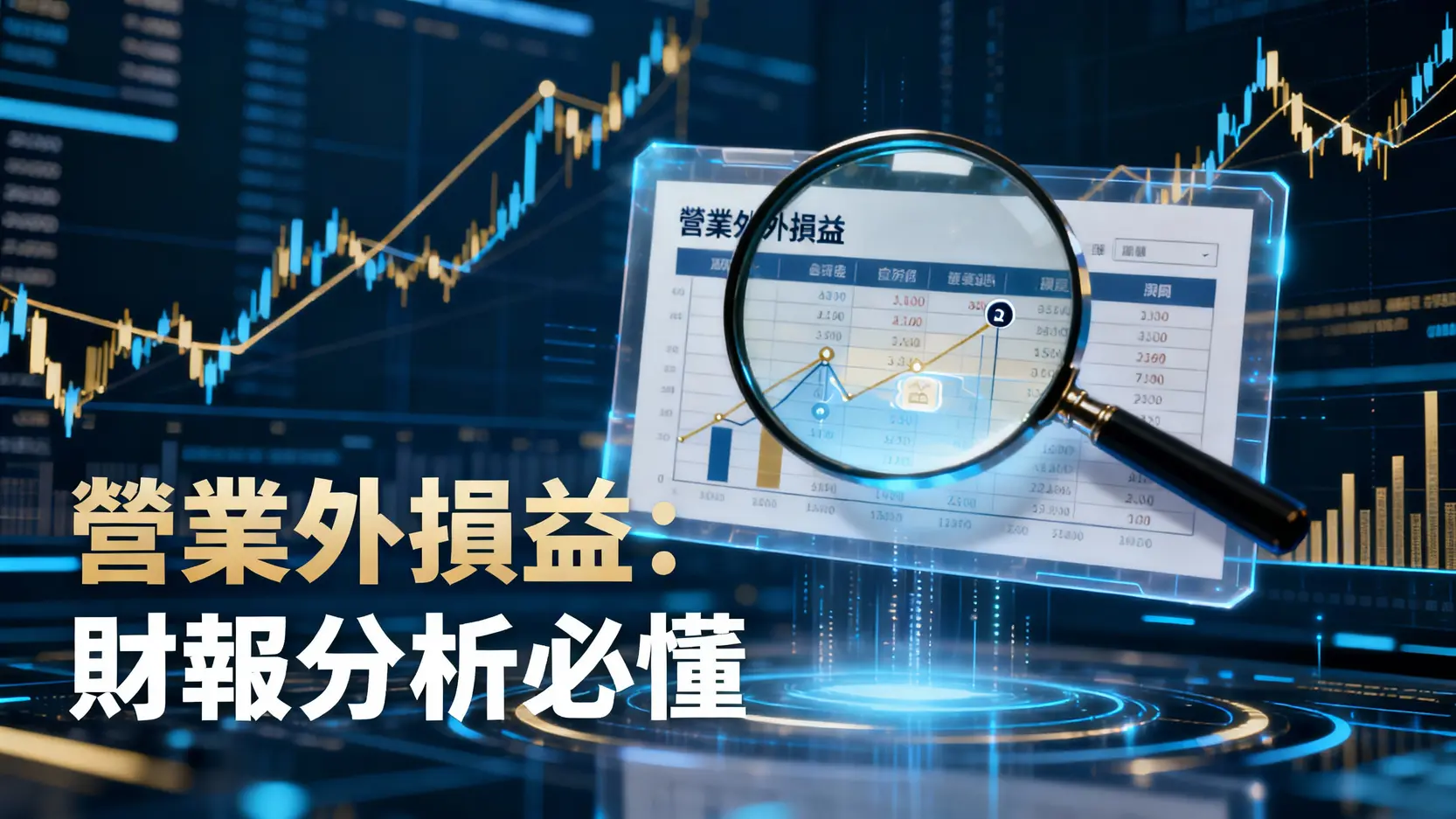什麼是營業外損益？財報分析必懂！一文看懂營業外收入與支出對股價的影響