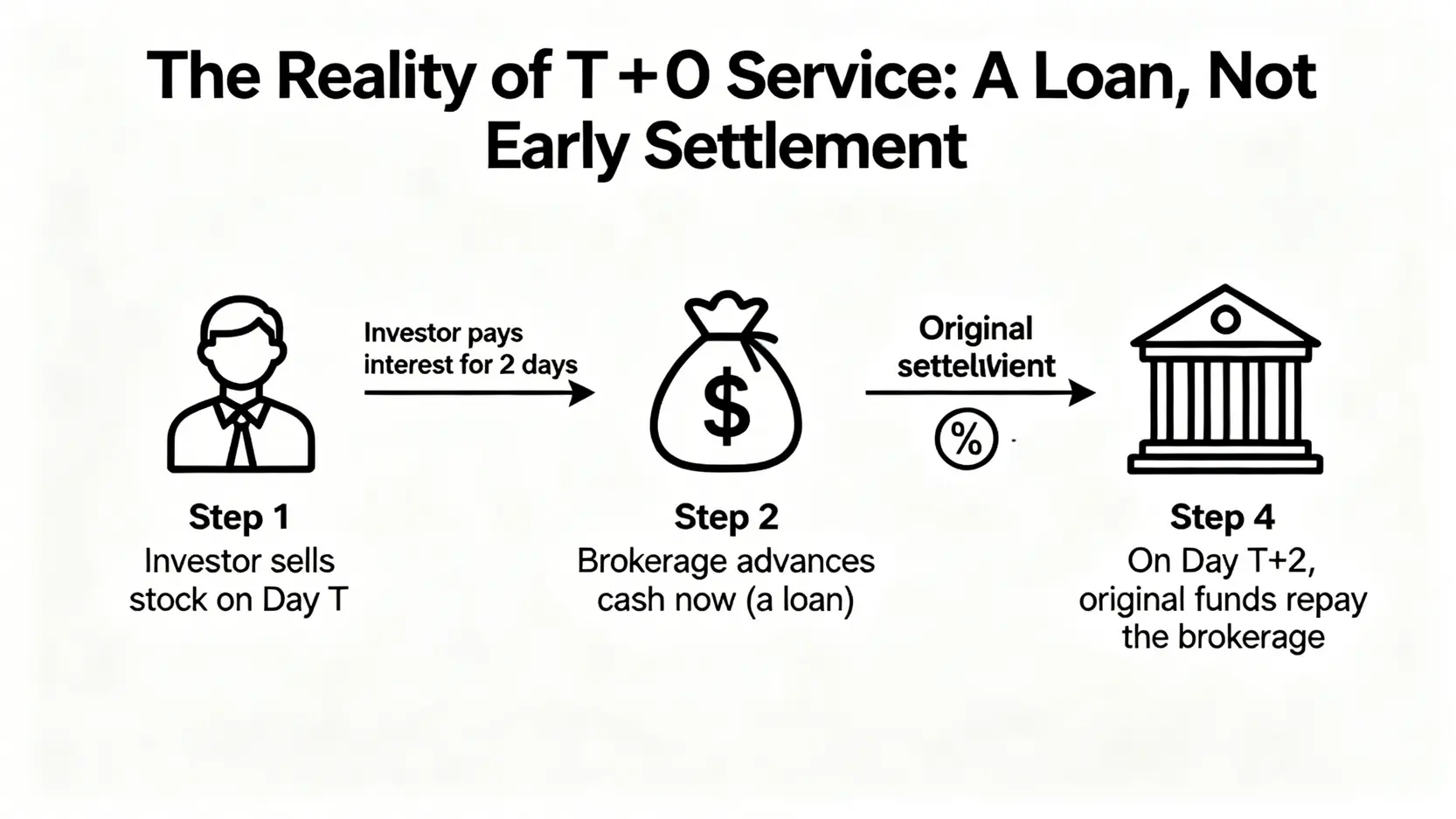 券商T+0應急款服務運作原理流程圖
