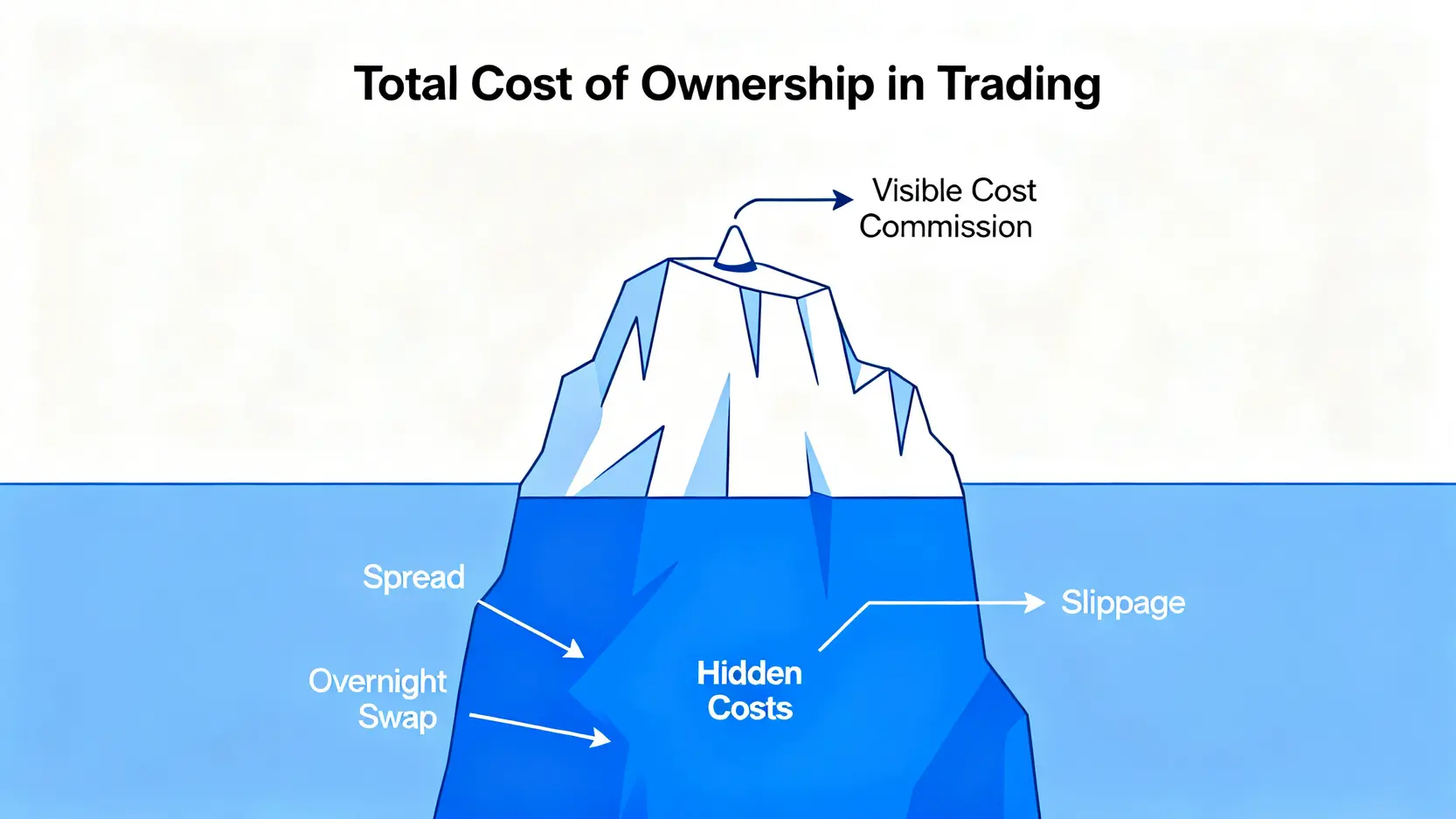 投資總體持有成本冰山圖