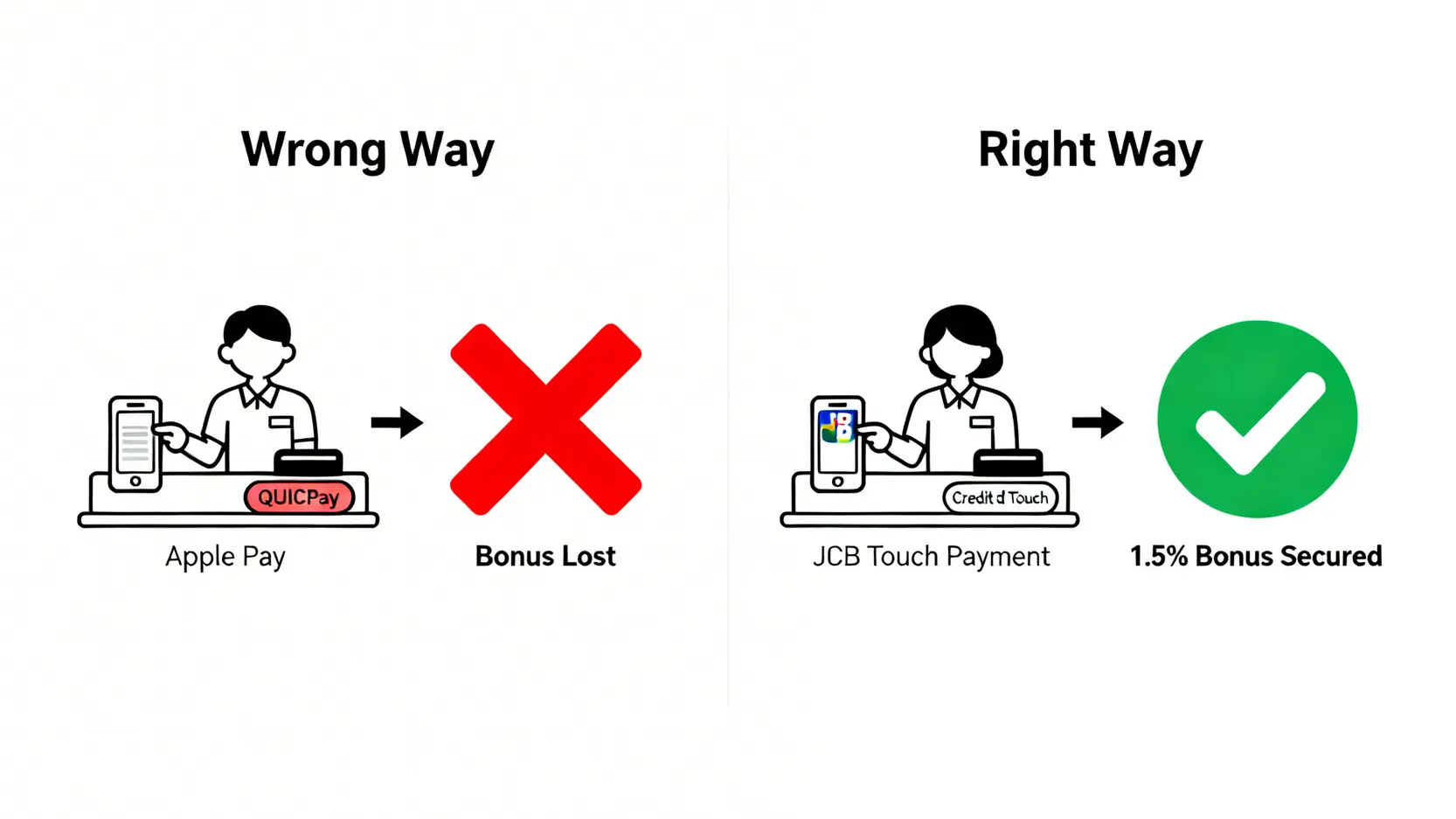 對比圖解釋吉鶴卡在日本使用Apple
