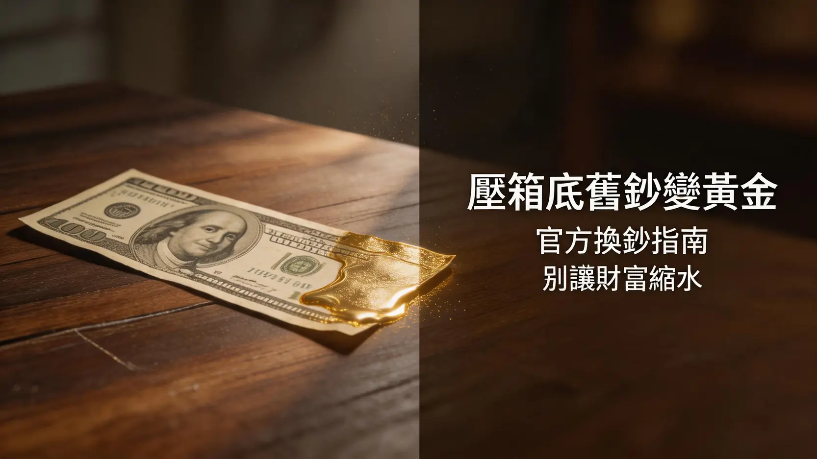 【舊美金處理指南】別當廢紙!台灣4大換鈔管道、銀行手續費全攻略