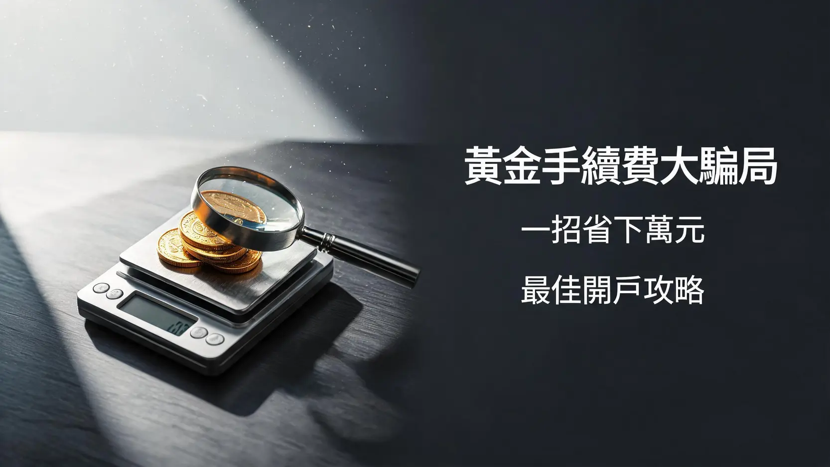 【黃金存摺手續費完整比較】8家銀行隱藏成本全揭露,哪家最划算?